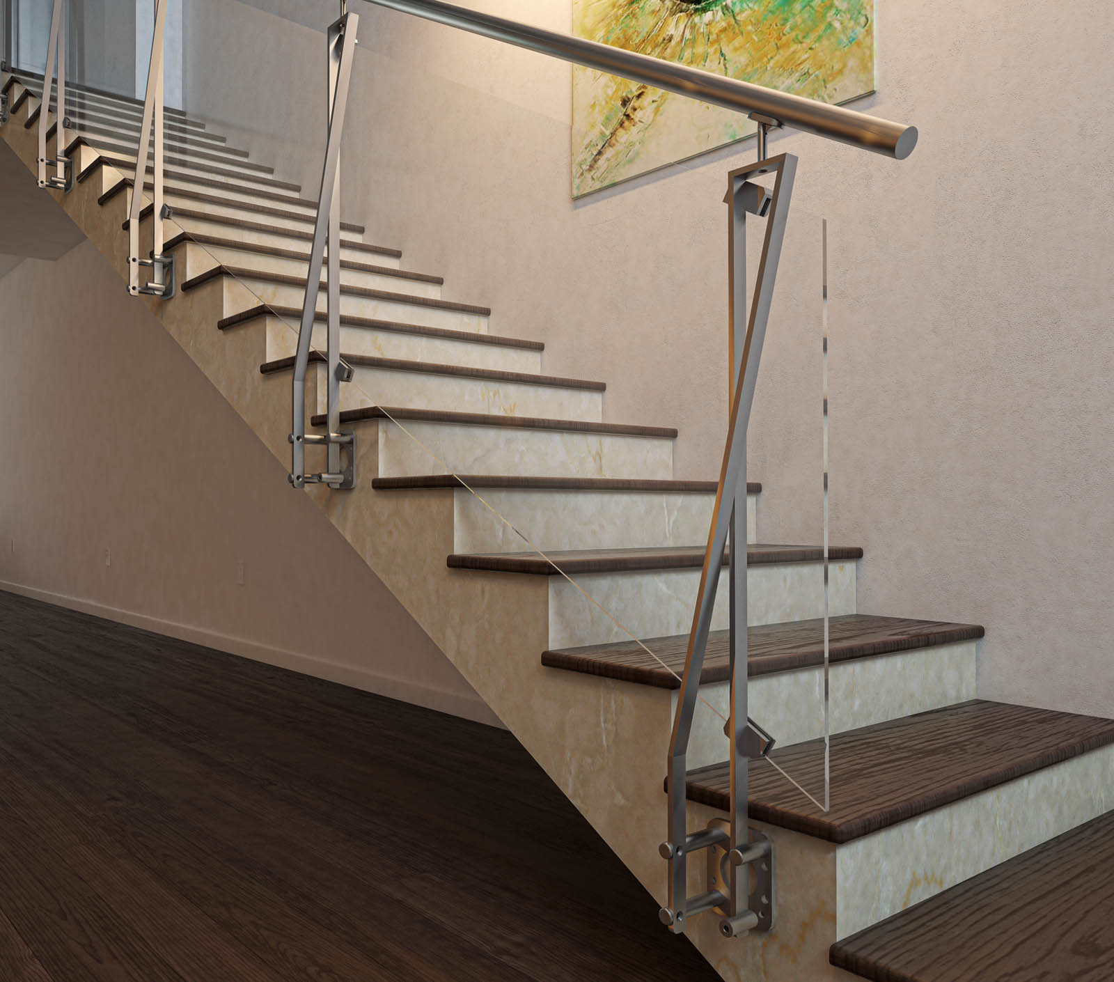 NASTRO MODEL - Stainless Steel Railing with Design Nastro Baluster