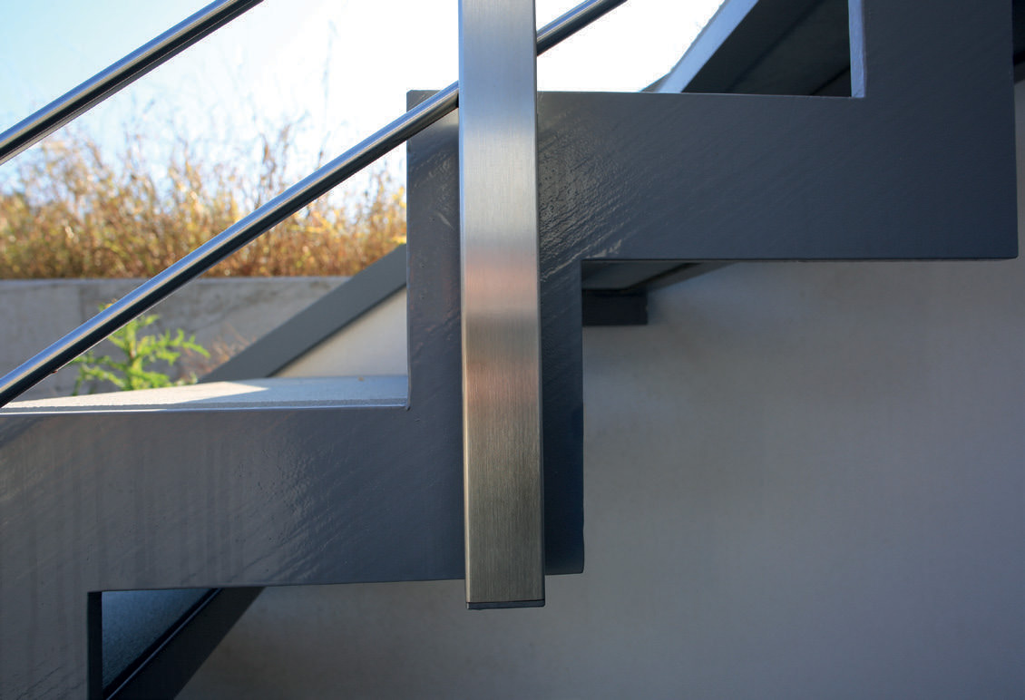 TRENTO - Stainless Steel Railing with Tube Square Baluster