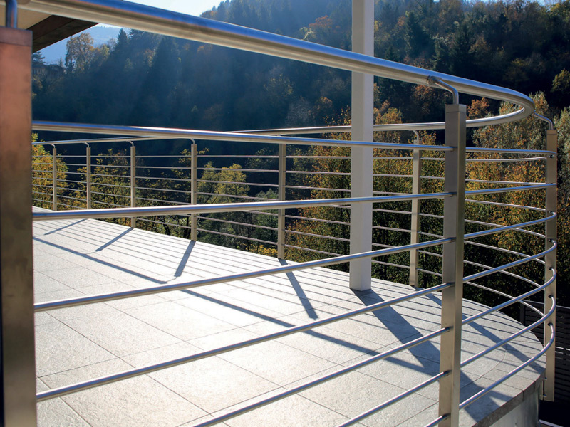 TRENTO MODEL - Stainless Steel Railing with Tube Square Baluster